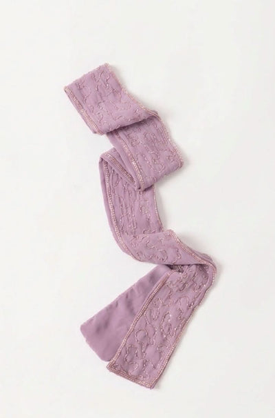 Lilac Beaded Scarf