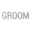 Groom Silver Sequin Sweatshirt
