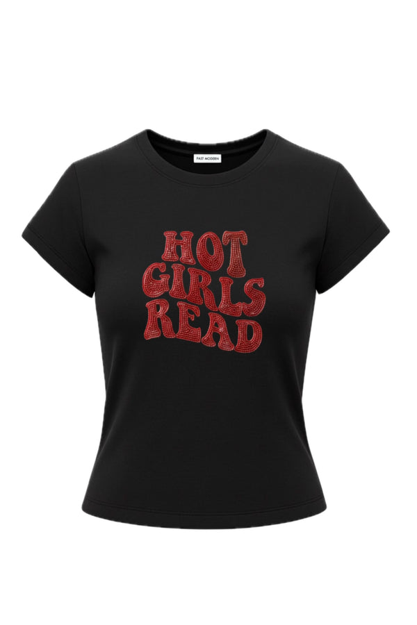 Hot Girls Read Baby Tee