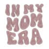 Mom Era Pink Sequin Baby Tee