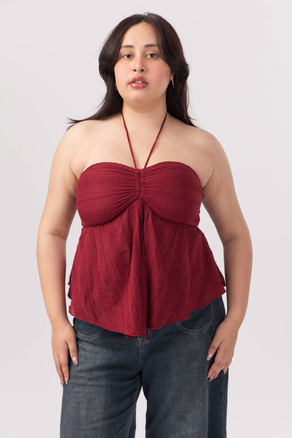 Thea Top - Maroon