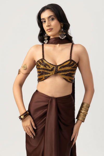 Tigress Beaded Top