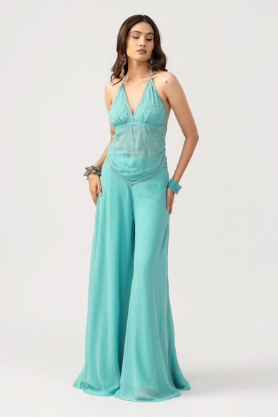 Leher Pants - Teal