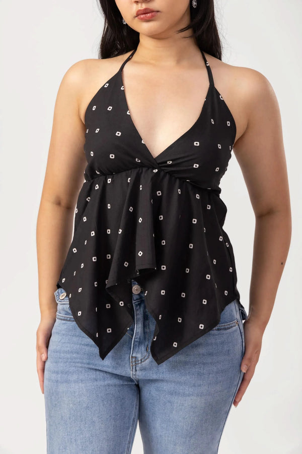 Myra Top - Bhandani Black
