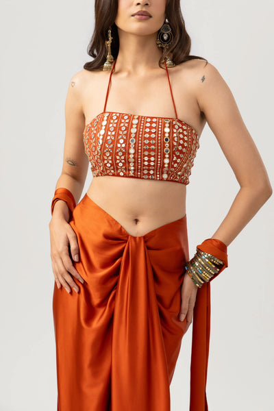 Sheesh top - Rust Orange