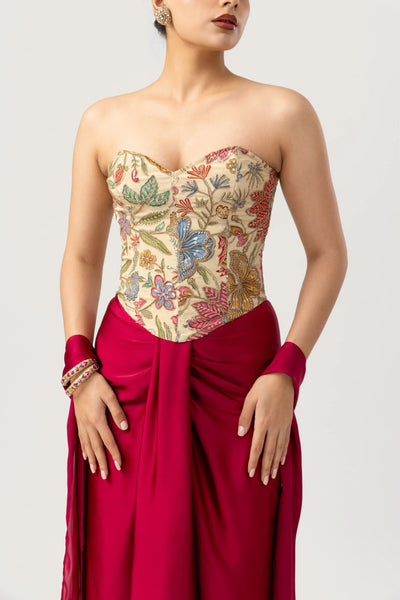 Apsara Corset - Multi Color