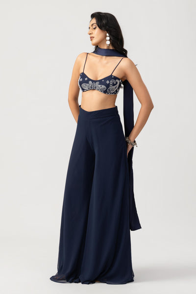 Leher Pants - Dark Blue