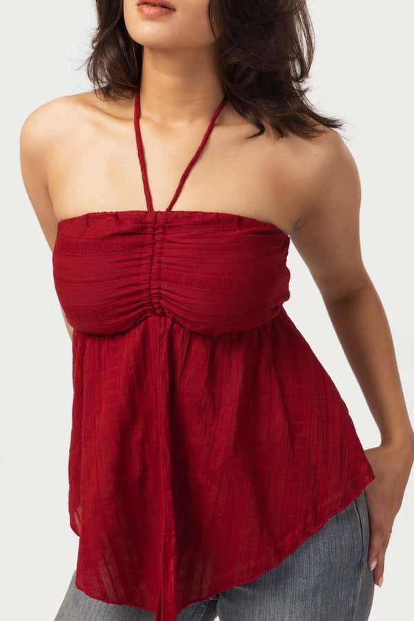 Thea Top - Maroon