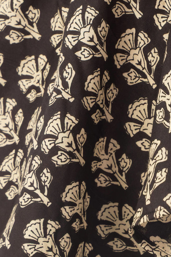 Myra Top - Floral Black