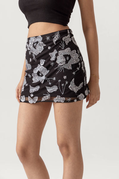 Yasmin Mini Skirt Black