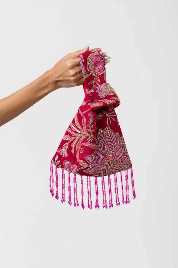 Knot Potli - Rani Pink