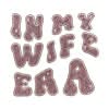 Wife Era Pink Sequin Baby Tee