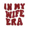 Wife Era Red Sequin Baby Tee